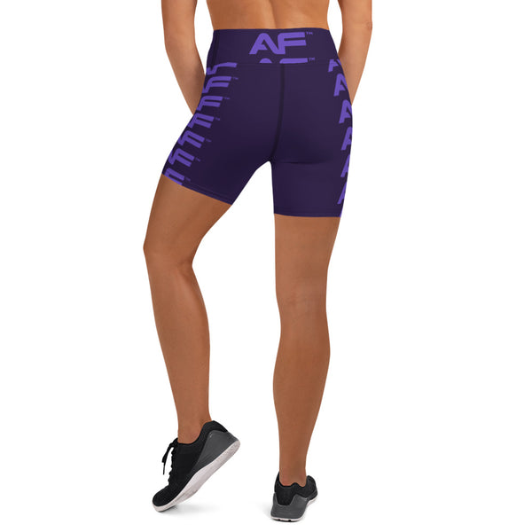 (Dark Purple) Purple AF Yoga Shorts