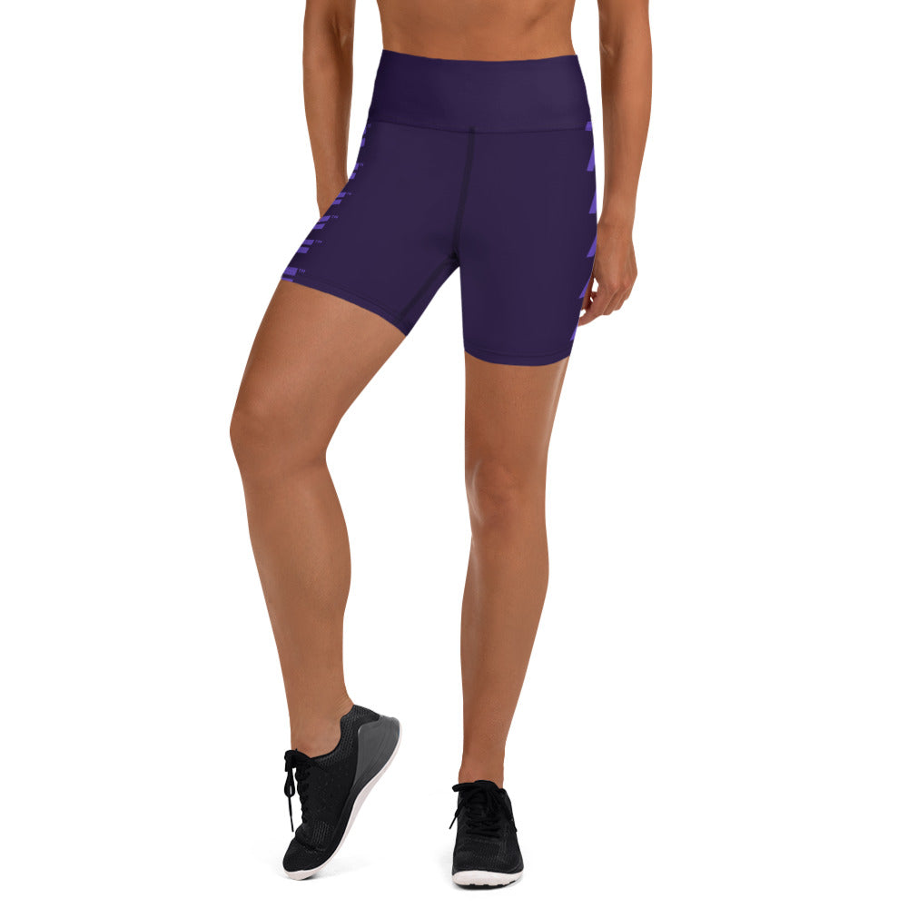 Dark Purple) Purple AF Yoga Shorts – Anytime Fitness Dallas