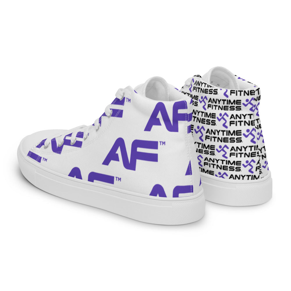 White) Running Man + Logo Women's slip-on canvas shoes – Anytime Fitness  Dallas